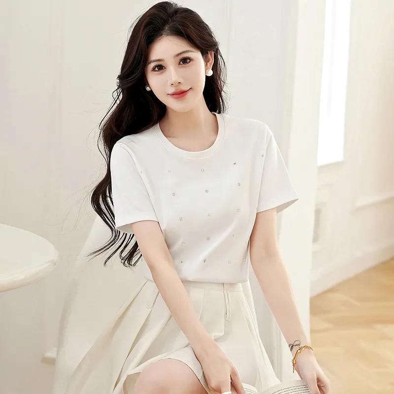 CZMO T-Shirts Women's White-2