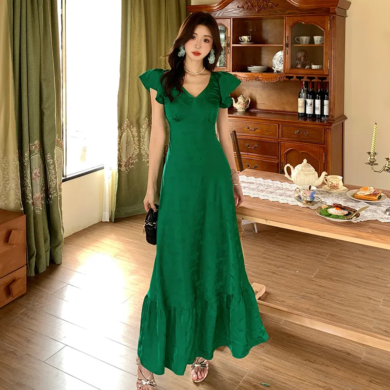 CZMO Sleeveless Dress Women's Green-1