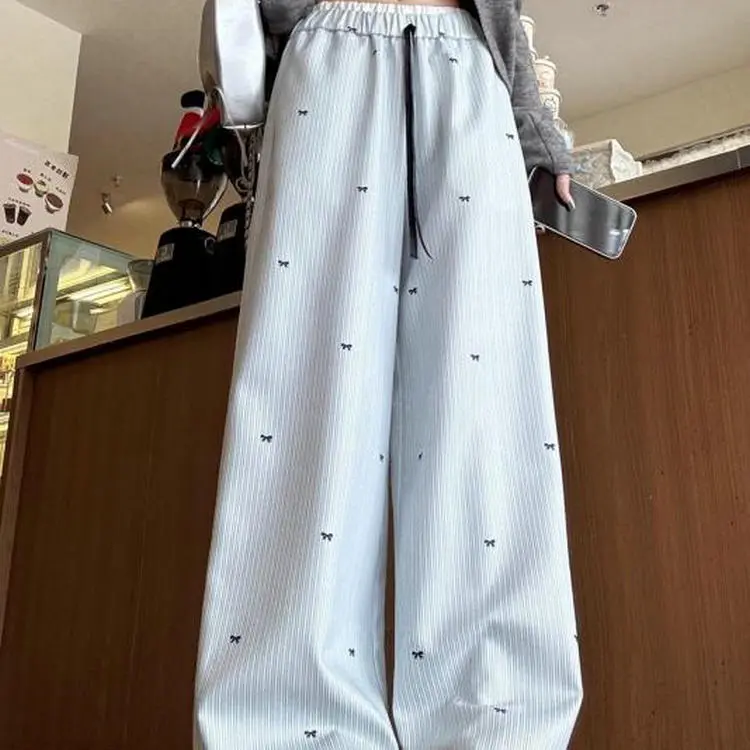 CZMO Casual Pants Women's Light Blue-2