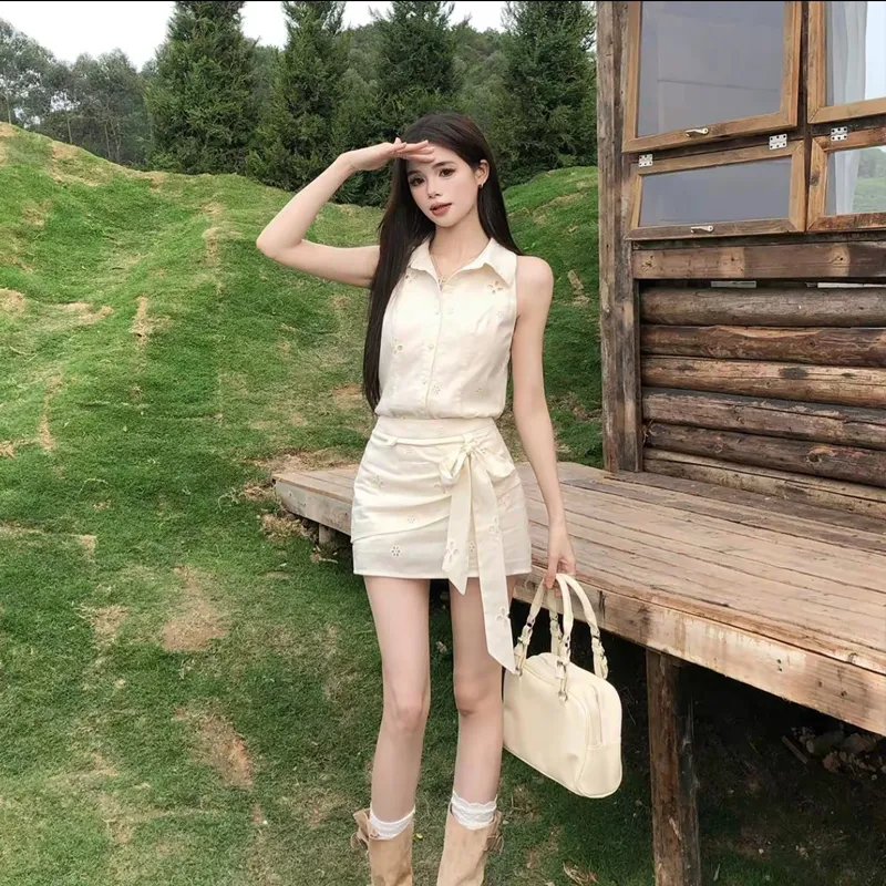 OZVO Two Piece Skirt Sets Women's-5