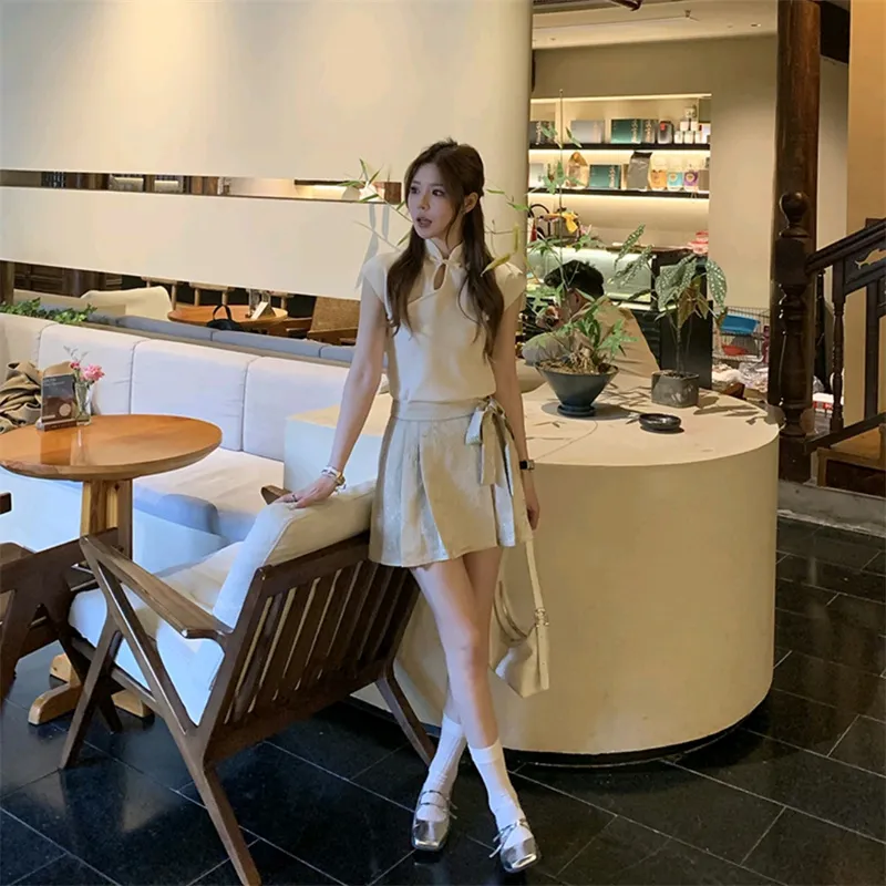 OZVO Two Piece Skirt Sets Women's-3