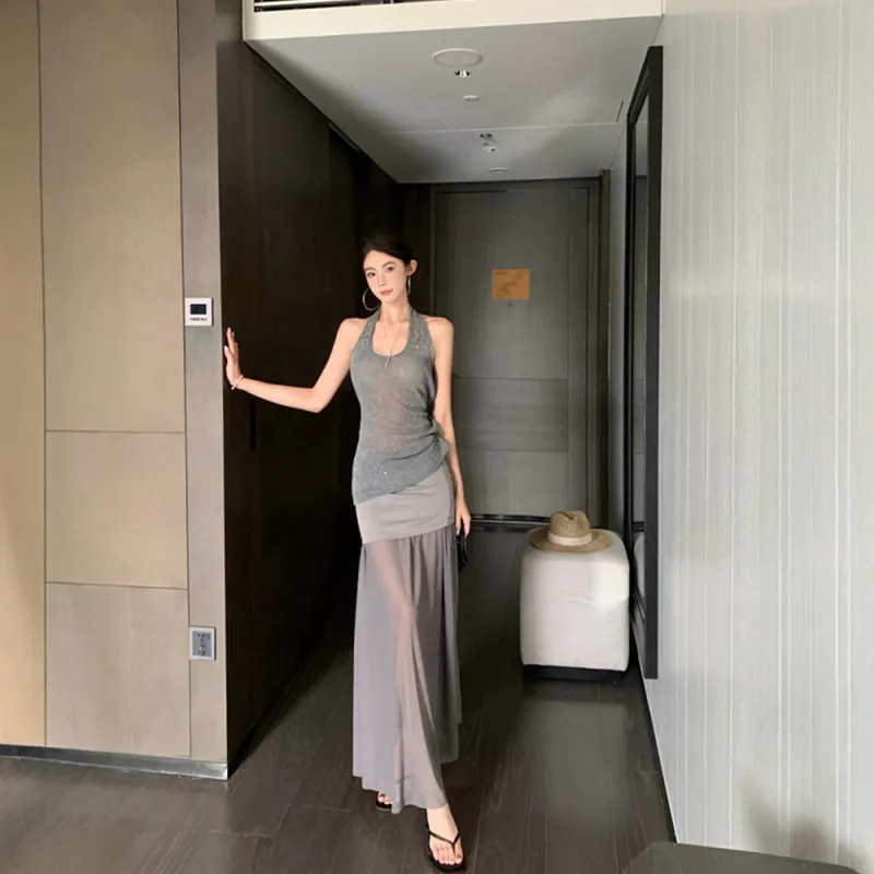 OZVO Two Piece Skirt Sets Women's-4