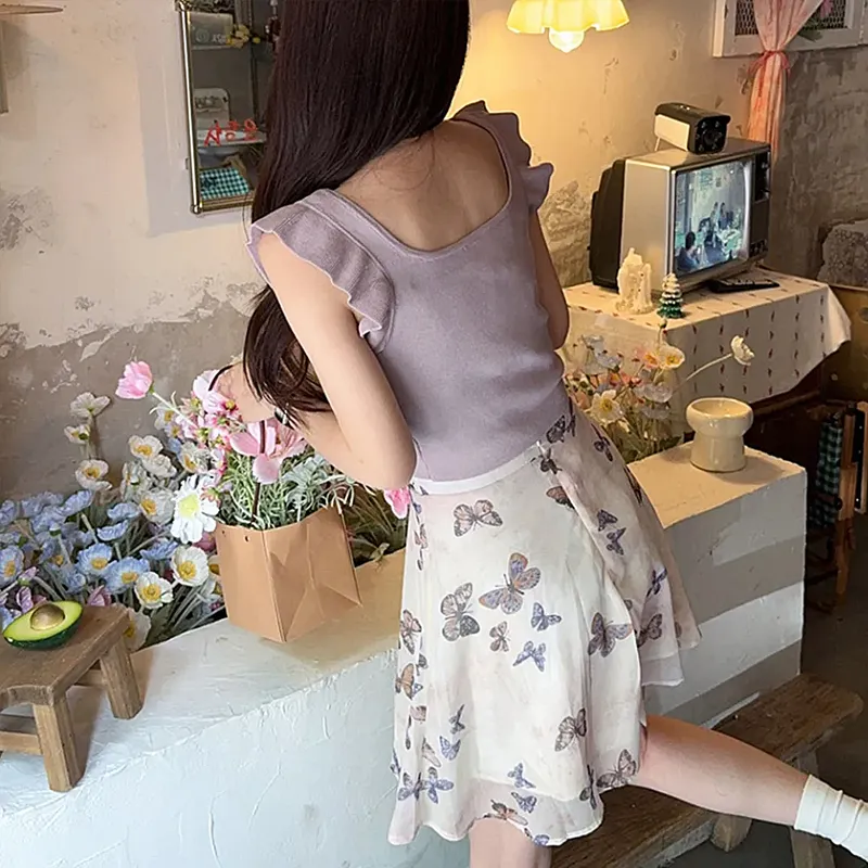 OZVO Two Piece Skirt Sets Women's-4