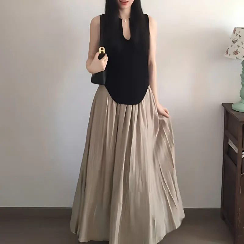 OZVO Two Piece Skirt Sets Women's-4