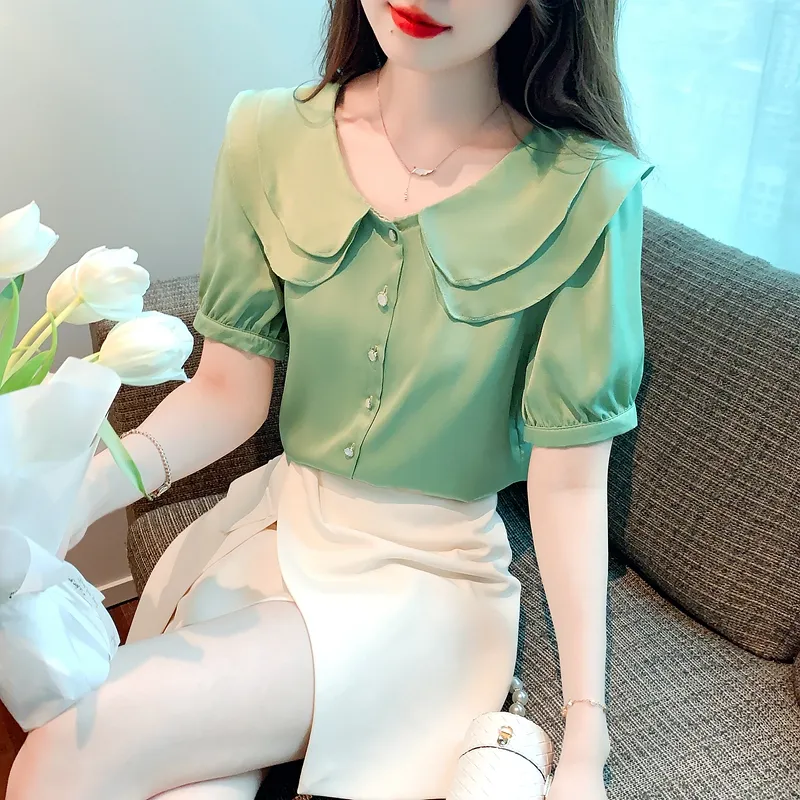 OZVO Shirts Women's Green-3
