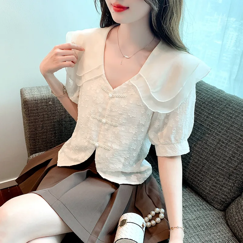 OZVO Shirts Women's Apricot-2
