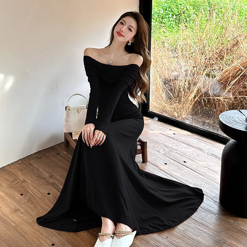OZVO Long Sleeved Dresses Women's-3