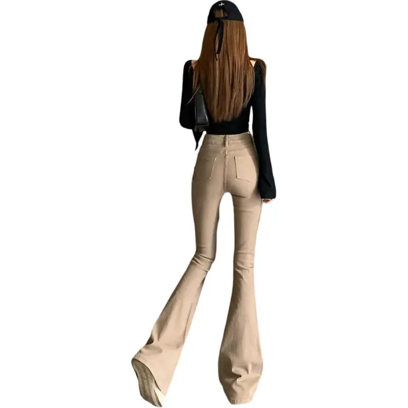 OZVO Jeans Women's Khaki-0