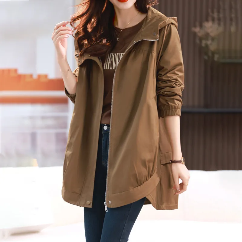 OZVO Trench Coats Women's-3