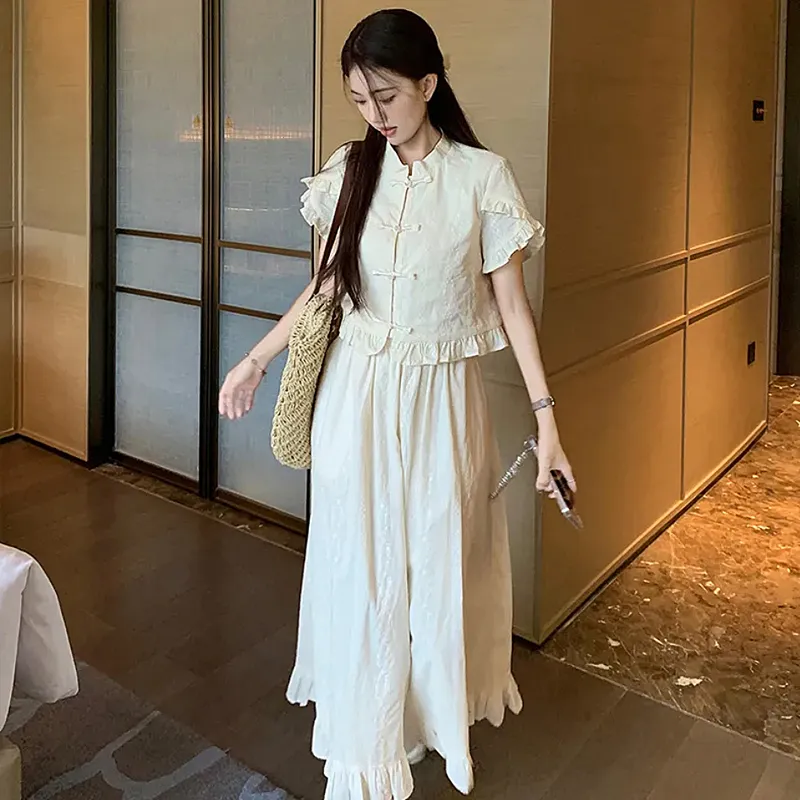 OZVO Two Piece Skirt Sets Women's Image Color-5