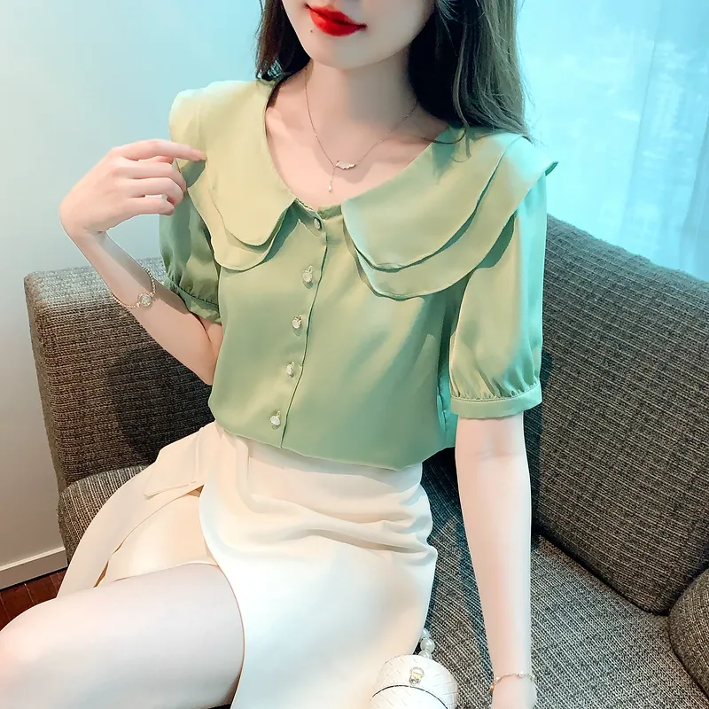 OZVO Shirts Women's Green-2