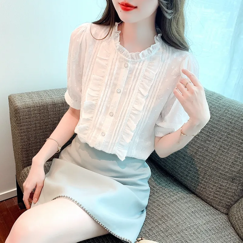 OZVO Shirts Women's White-3