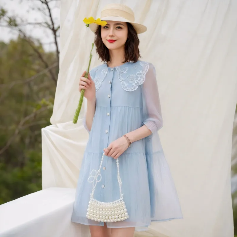 OZVO Long Sleeved Dresses Women's-5