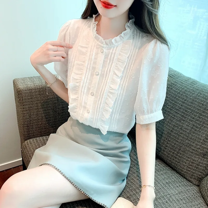 OZVO Shirts Women's White-2