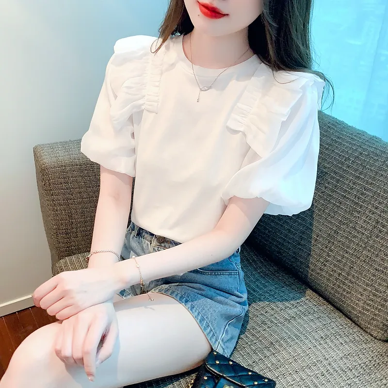 OZVO Shirts Women's White-2
