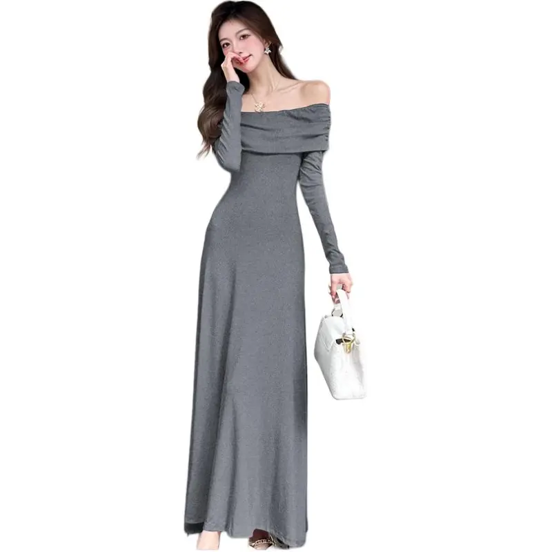 OZVO Long Sleeved Dresses Women's-4