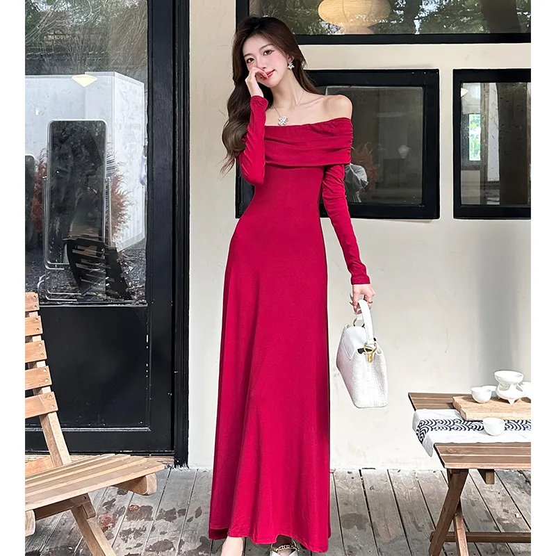 OZVO Long Sleeved Dresses Women's-1