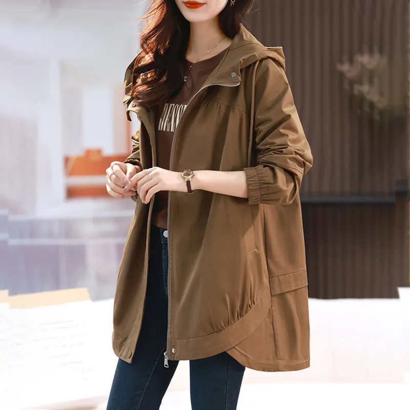 OZVO Trench Coats Women's-2