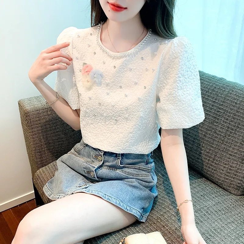 OZVO T Shirts Women's White-3