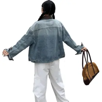 OZVO Denim Jackets Women's Blue