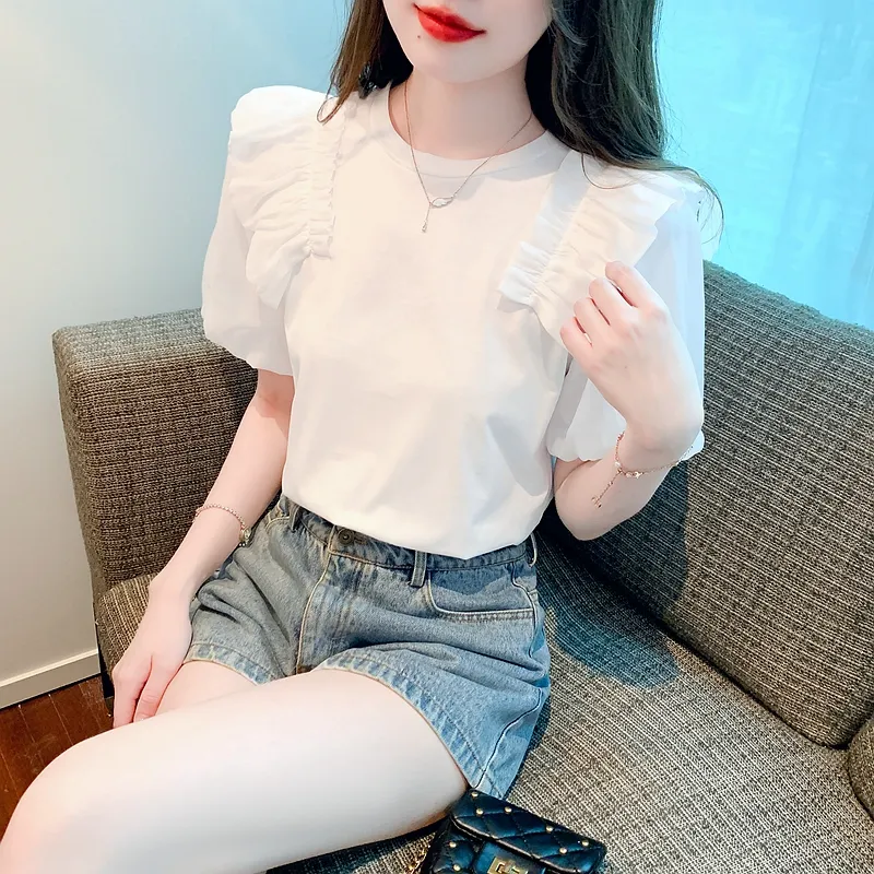 OZVO Shirts Women's White-3