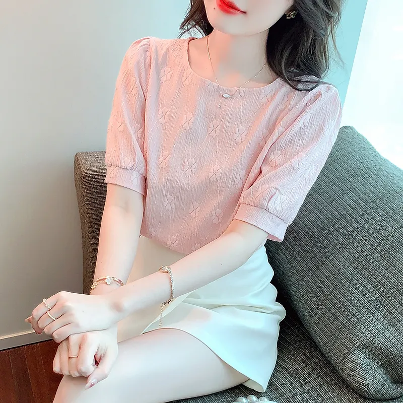 OZVO Shirts Women's Pink-2