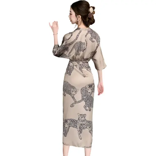 OZVO Short Sleeved Dresses Women's Money Panther