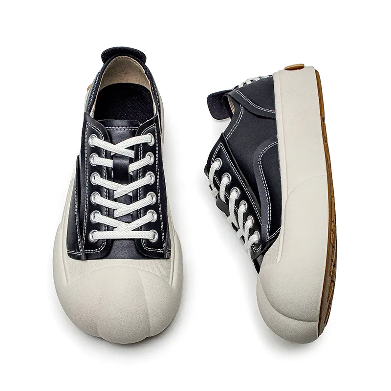 ESTEE GEEA Low Top Skateboard Shoes Unisex Black-3
