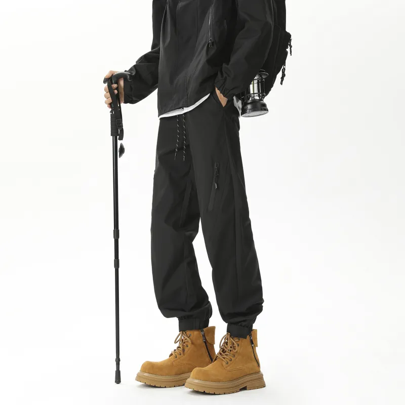 YATSI Cargo Pants Unisex Black-3