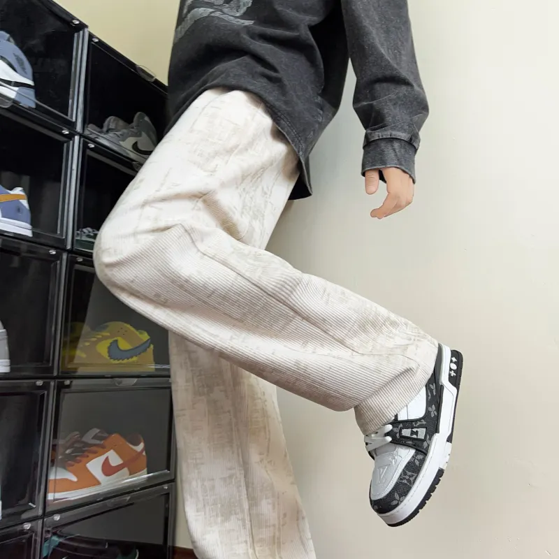 PAINT STAIN Casual Pants Unisex-125