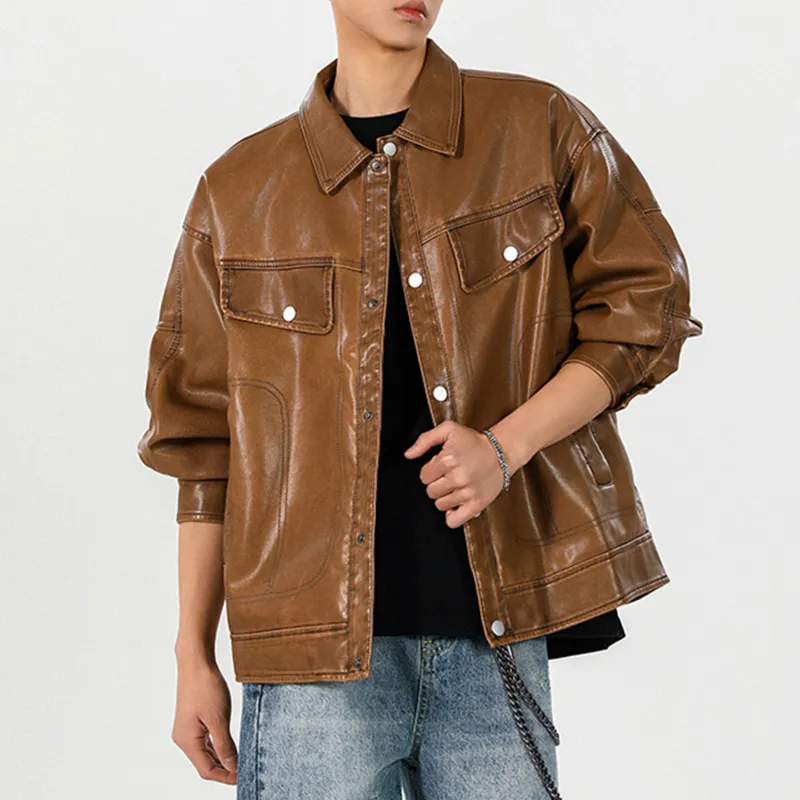 YATSI Leather Jackets Unisex-4