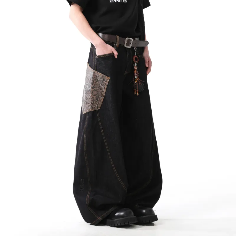 YATSI Jeans Unisex Black-6