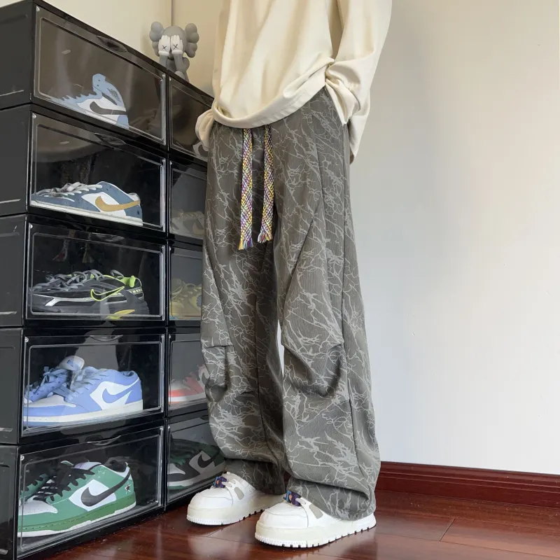 PAINT STAIN Casual Pants Unisex-81