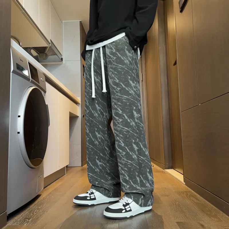 PAINT STAIN Casual Pants Unisex-97