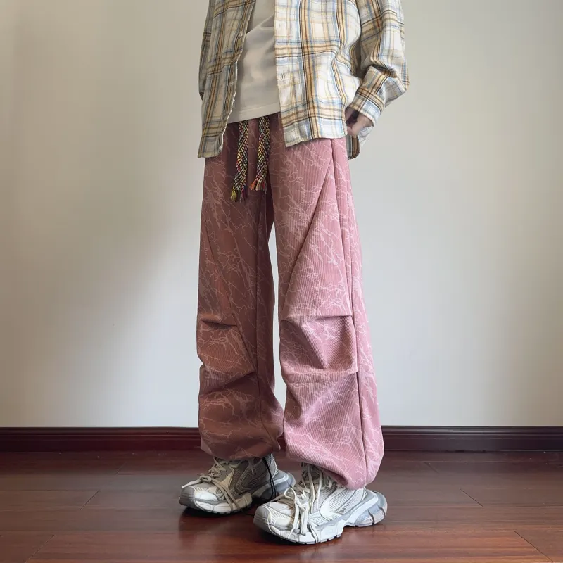 PAINT STAIN Casual Pants Unisex-74
