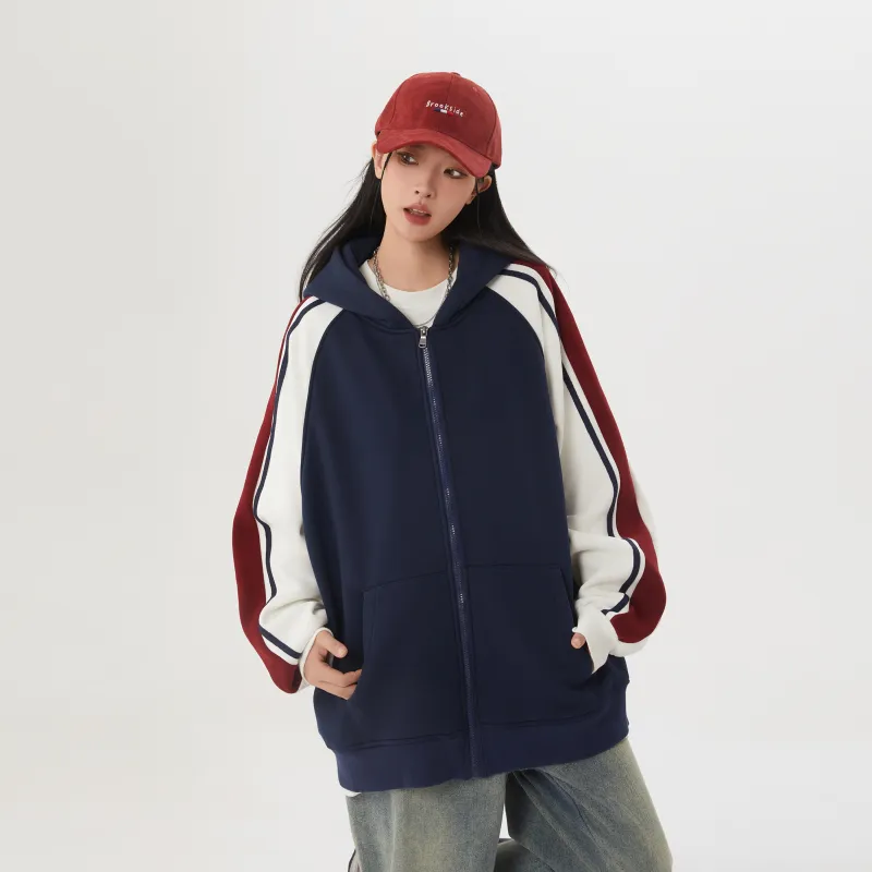 YATSI Sweatshirt Unisex Purple Green-17