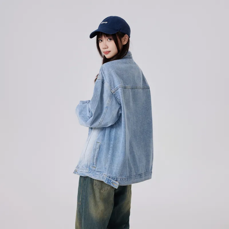 MIIRACER Denim Jackets Unisex Black-17