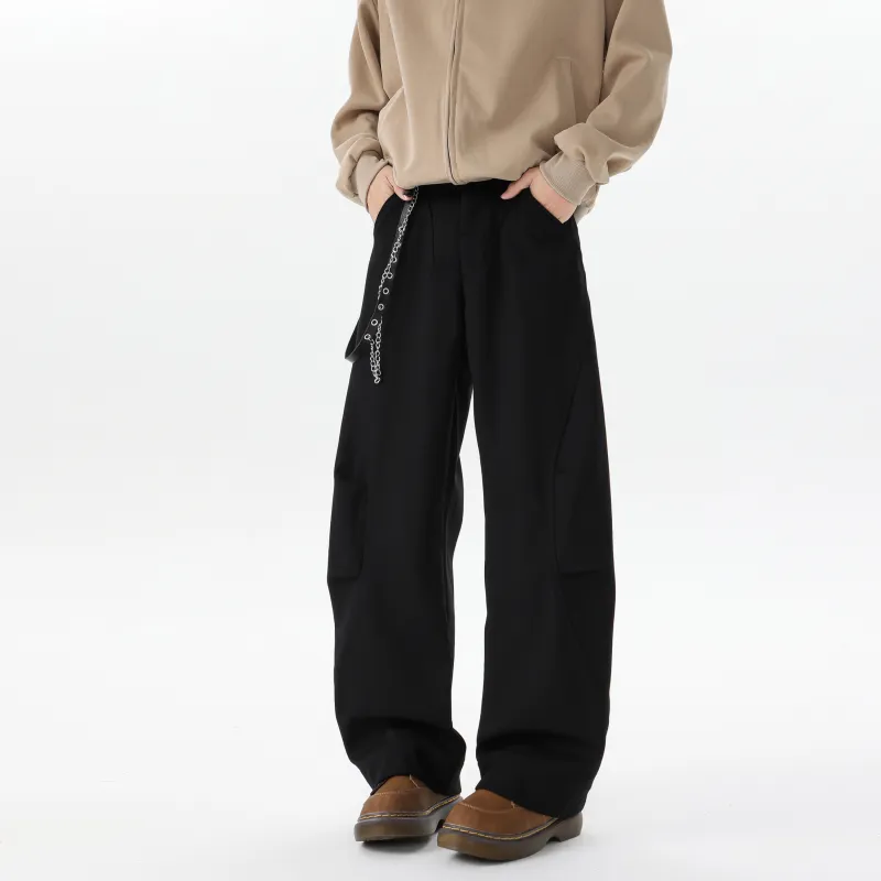 YATSI Casual Pants Unisex Dark Purple-2