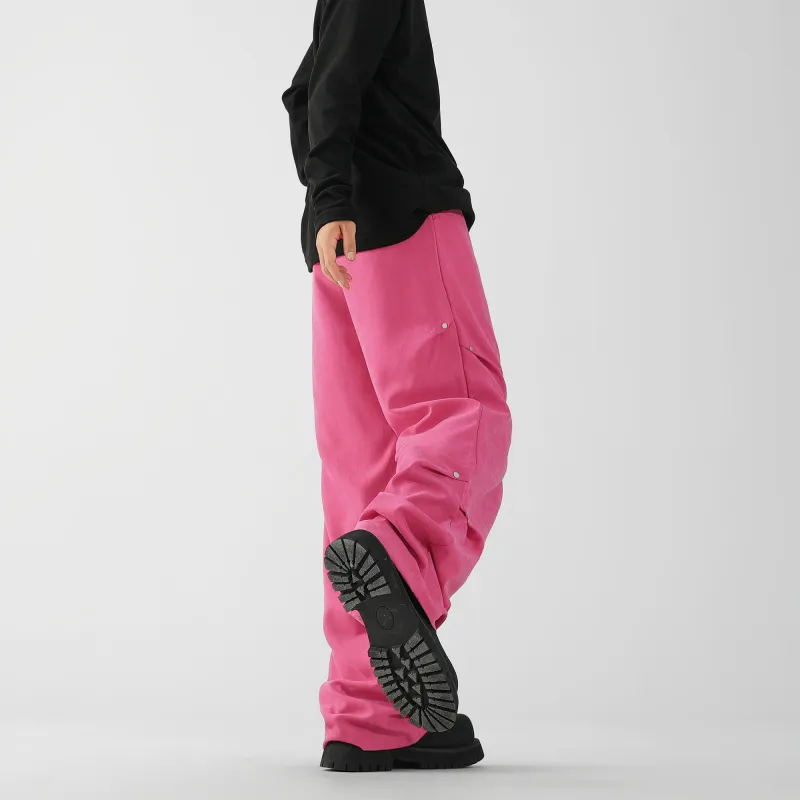 YATSI Casual Pants Unisex Blue Pink-8