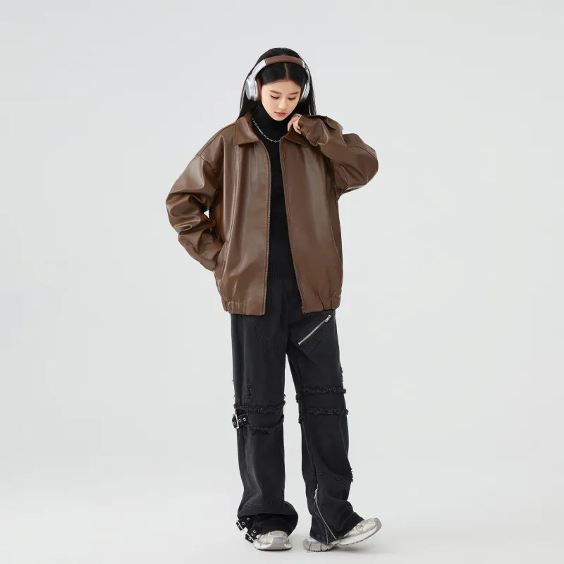 YATSI Leather Jackets Unisex-8