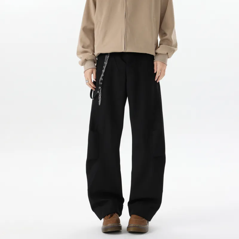 YATSI Casual Pants Unisex Dark Purple-1