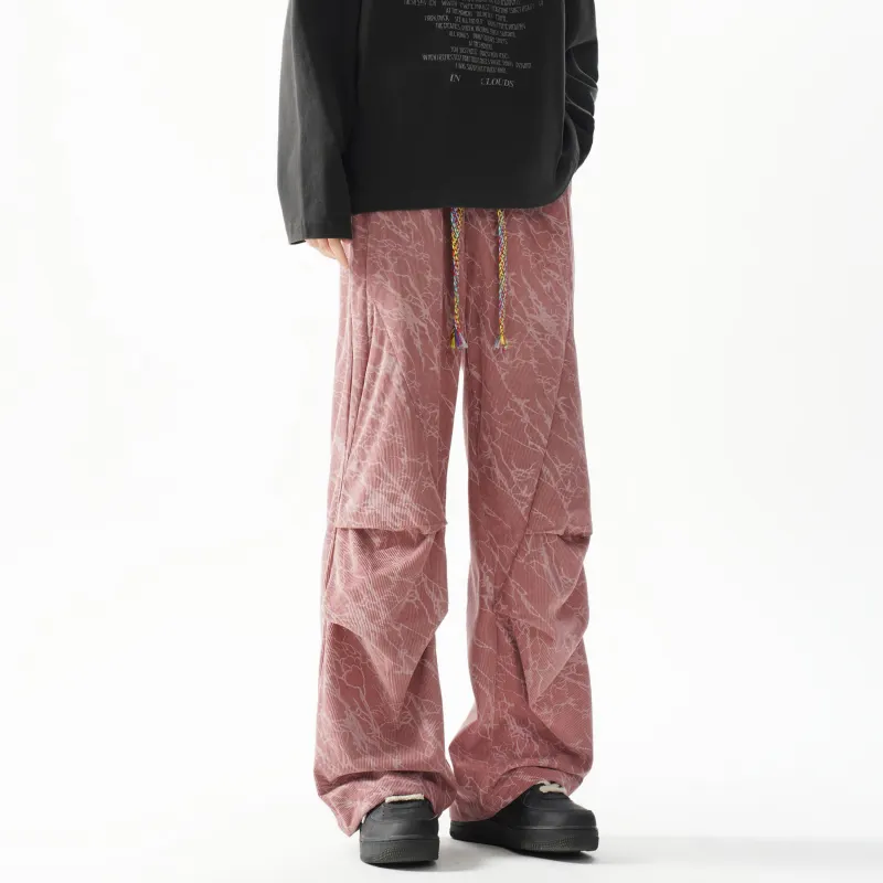 PAINT STAIN Casual Pants Unisex-34