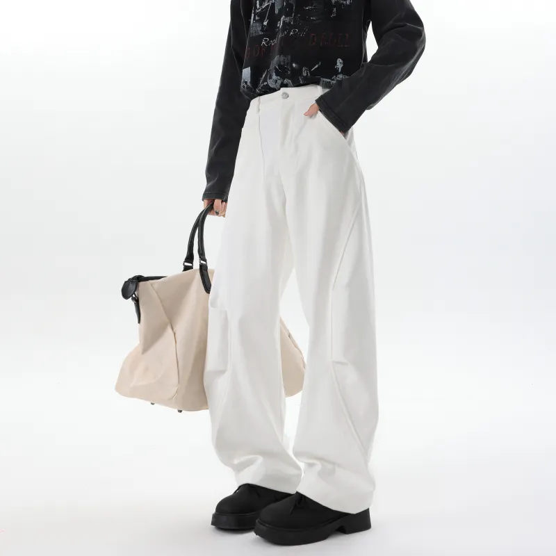 YATSI Casual Pants Unisex Dark Purple-11
