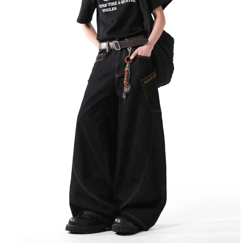 YATSI Jeans Unisex Black-4