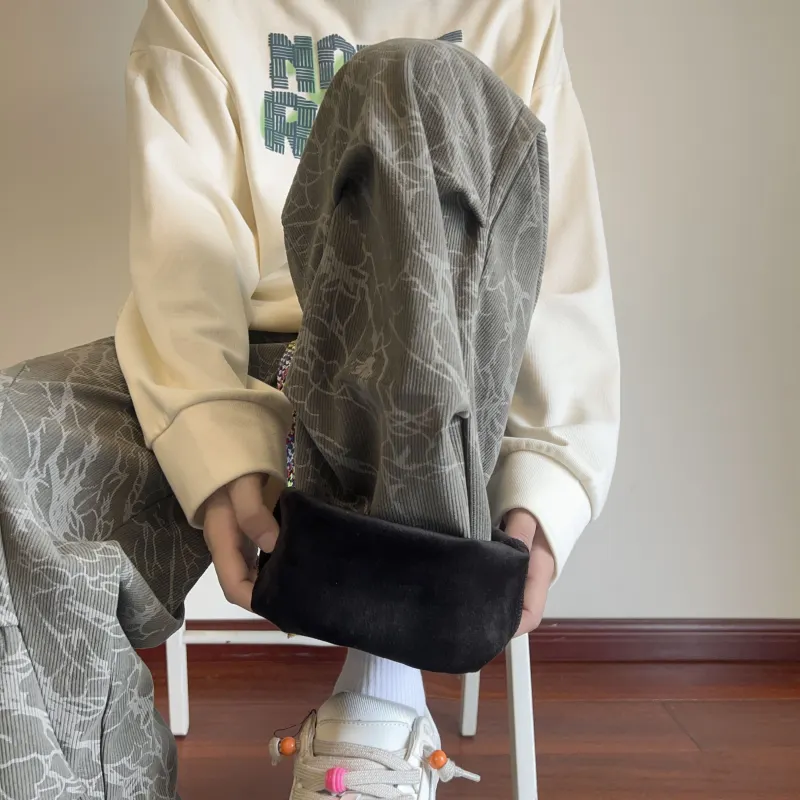 PAINT STAIN Casual Pants Unisex-82