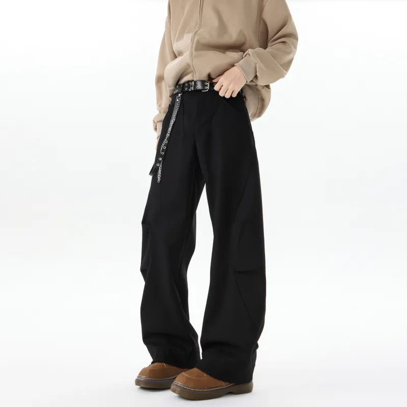 YATSI Casual Pants Unisex Dark Purple-3