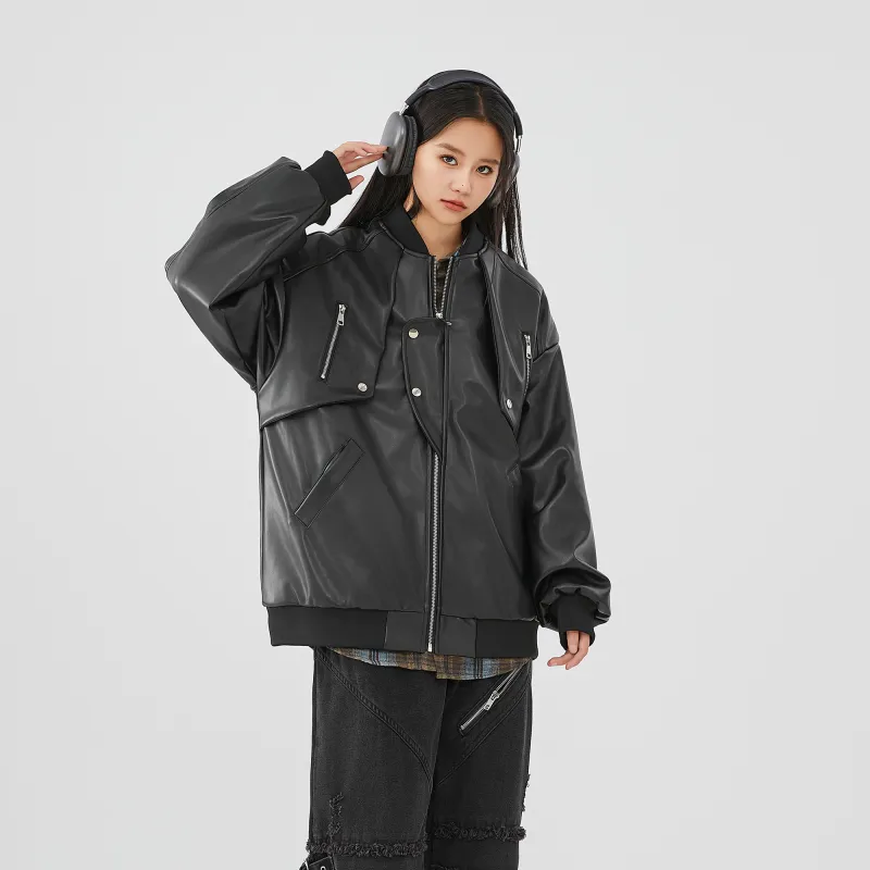 YATSI Leather Jackets Unisex-2