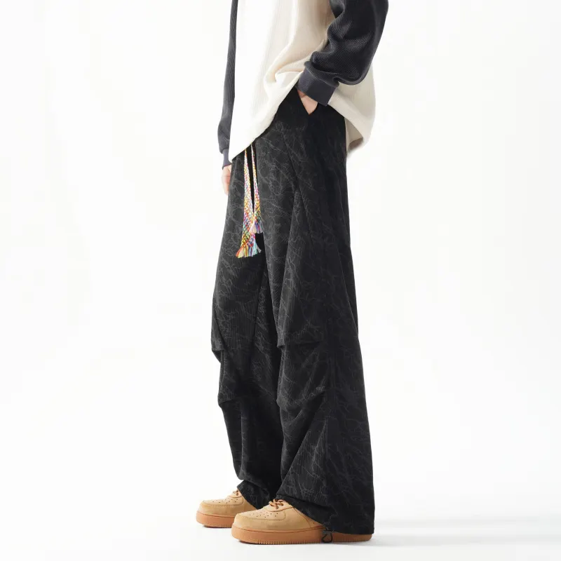 PAINT STAIN Casual Pants Unisex-4