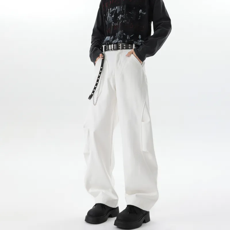 YATSI Casual Pants Unisex Dark Purple-7