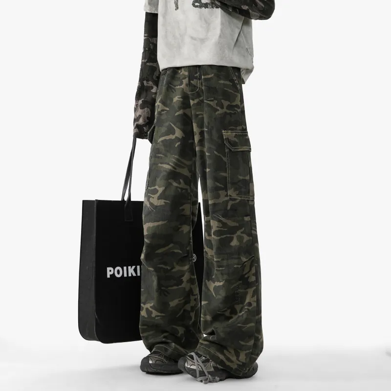 YATSI Casual Pants Unisex Camouflage-4